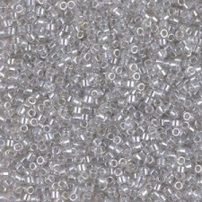 Miyuki delica beads 15/0 - Transparent pale taupe luster DBS-1477